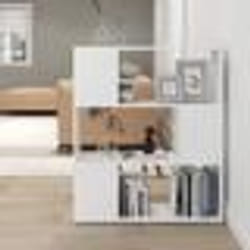 vidaXL Bibliothèque/Séparateur de pièce Blanc 80x24x94 cm - TU