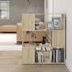 vidaXL Bibliothèque/Séparateur de pièce Chêne Sonoma 80x24x94 cm - TU