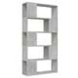 vidaXL Bibliothèque de séparation Gris béton 80x24x155 cm - TU
