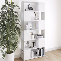 VidaXL 809152, Blanc, Bois, Bois, 800 mm, 240 mm, 1860 mm