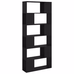 VidaXL 809153, Noir, Bois, Bois, 800 mm, 240 mm, 1860 mm