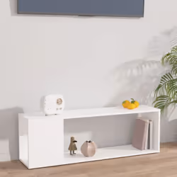 Doté d'un design élégant et classique, ce meuble TV sera un supplément décoratif et pratique parfait à votre décor. La constr ...