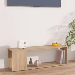 Doté d'un design élégant et classique, ce meuble TV sera un supplément décoratif et pratique parfait à votre décor. La constr ...