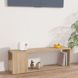 Meuble tv Chêne sonoma 100x24x32 cm Bois d'ingénierie Vidaxl