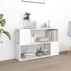 Bibliothèque Blanc 100x24x63 cm Bois d'ingénierie Vidaxl