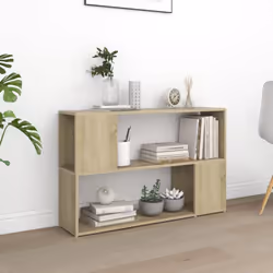 Cette bibliothèque présente un design élégant et unique, ce qui en fait un supplément attrayant et pratique à votre décor exi ...