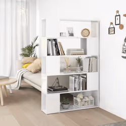 Cette bibliothèque/ce séparateur de pièce présente un design élégant et classique, ce qui en fait un supplément attrayant et  ...
