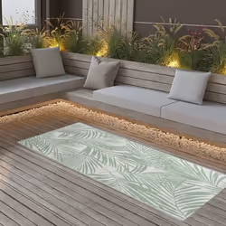 vidaXL Tapis d'extérieur ARAKIL Vert 80x150 cm PP - TU