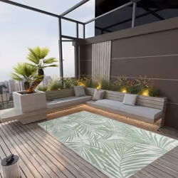 Ce tapis d’extérieur tendance est un excellent supplément décoratif à votre espace de vie extérieur ! Placez-le dans votre zo ...