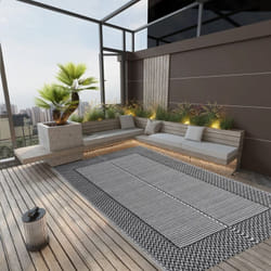 Vidaxl - Tapis d'extérieur Noir 140x200 cm pp