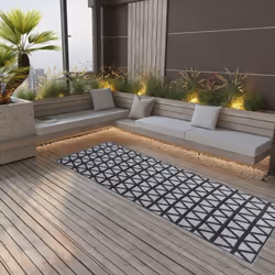 Ce tapis d’extérieur tendance est un excellent supplément décoratif à votre espace de vie extérieur ! Placez-le dans votre zo ...