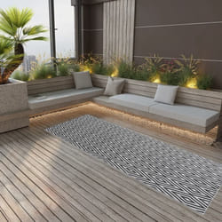 Vidaxl - Tapis d'extérieur Noir 80x250 cm pp