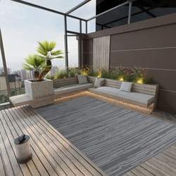 Vidaxl - Tapis d'extérieur Anthracite 140x200 cm pp
