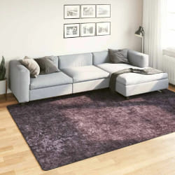 vidaXL Tapis lavable antidérapant 190x300 cm anthracite - TU