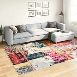 Vidaxl - Tapis lavable antidérapant Patchwork 190x300 cm Multicolore