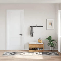 vidaXL Tapis lavable antidérapant 80x300 cm Multicolore - TU