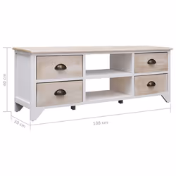 VidaXL 338520 Support TV et centre de divertissement - Vue supplémentaire 7