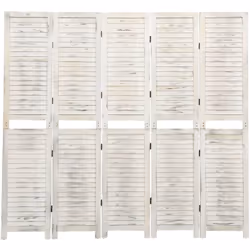 Offrez une solution délicate et attrayante pour séparer votre pièce avec cette cloison de séparation en bois élégant ! Cette  ...