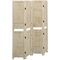 Vidaxl - Cloison de séparation 4 panneaux 140x165 cm Bois de Paulownia