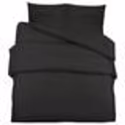 vidaXL Ensemble de housse de couette Noir 135x200 cm Microfibre légère - 135 x 200 cm