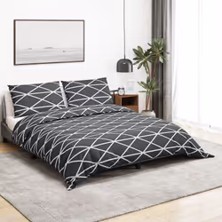 Cet ensemble de housse de couette est doux et confortable, ajoutant une touche agréable à votre chambre à coucher. Matériau c ...