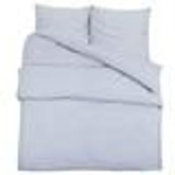 vidaXL Ensemble de housse de couette Gris 155x220 cm Coton - 155 x 220 cm