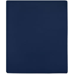 Vidaxl - Drap-housse Jersey Bleu marine 140x200 cm Coton