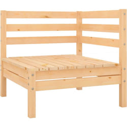 Vidaxl - Canapé d'angle de jardin Bois de pin massif