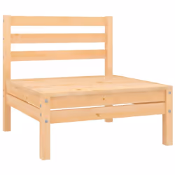 Ce canapé central de jardin en bois est un choix idéal pour vous détendre et profiter du beau temps, faire une sieste ou disc ...