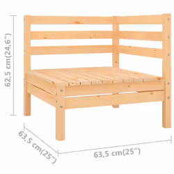 VidaXL 806582 banc de jardin Bois - Vue supplémentaire 6
