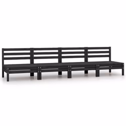 VidaXL 806596, Noir, Bois, Adultes et enfants, 635 mm, 635 mm, 625 mm