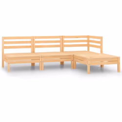 Cet ensemble de salon de jardin en bois est un choix idéal pour vous détendre, profiter du beau temps, faire une sieste ou di ...