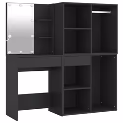 VidaXL 3082027, Noir, Bois, 1 pièce(s)