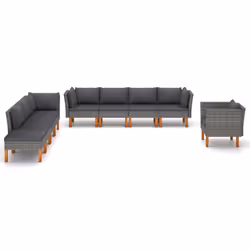VidaXL 3082088 ensemble de meubles de jardin