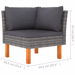 VidaXL 3082088 ensemble de meubles de jardin - Vue supplémentaire 7