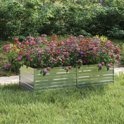 Ce lit surélevé de jardin en métal sera un excellent choix pour les amateurs de jardinage afin de décorer leurs jardins, balc ...