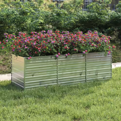 Ce lit surélevé de jardin en métal sera un excellent choix pour les amateurs de jardinage afin de décorer leurs jardins, balc ...