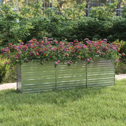 Ce lit surélevé de jardin en métal sera un excellent choix pour les amateurs de jardinage afin de décorer leurs jardins, balc ...