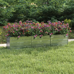 Ce lit surélevé de jardin en métal sera un excellent choix pour les amateurs de jardinage afin de décorer leurs jardins, balc ...