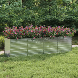 Ce lit surélevé de jardin en métal sera un excellent choix pour les amateurs de jardinage afin de décorer leurs jardins, balc ...
