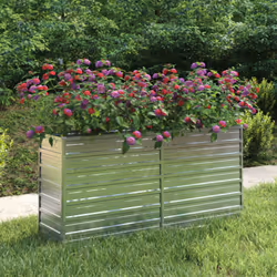 Ce lit surélevé de jardin en métal sera un excellent choix pour les amateurs de jardinage afin de décorer leurs jardins, balc ...