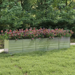 Ce lit surélevé de jardin en métal sera un excellent choix pour les amateurs de jardinage afin de décorer leurs jardins, balc ...