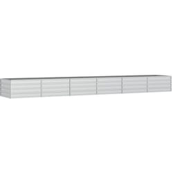 Vidaxl - Lit surélevé de jardin 480x80x45 cm Acier galvanisé Argenté