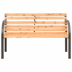 VidaXL 317119 banc de jardin Bois, Acier - Vue supplémentaire 2