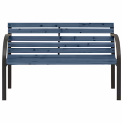 VidaXL 317120 banc de jardin Bois, Acier