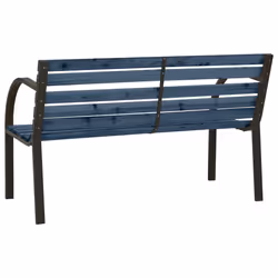 VidaXL 317120 banc de jardin Bois, Acier - Vue supplémentaire 4