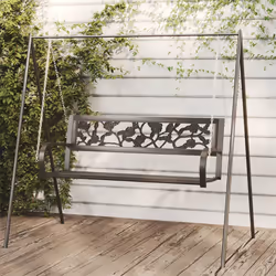 VidaXL 317145 banc de jardin Acier, Plastique - Vue supplémentaire 2