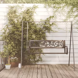 VidaXL 317145 banc de jardin Acier, Plastique - Vue supplémentaire 3