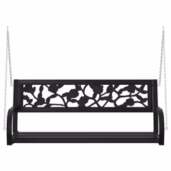 VidaXL 317145 banc de jardin Acier, Plastique - Vue supplémentaire 4