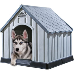 Vidaxl - Niche pour chiens Gris 92x87x91 cm Plastique